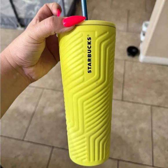Starbucks and Stanley’s. One simply modern and one ello.